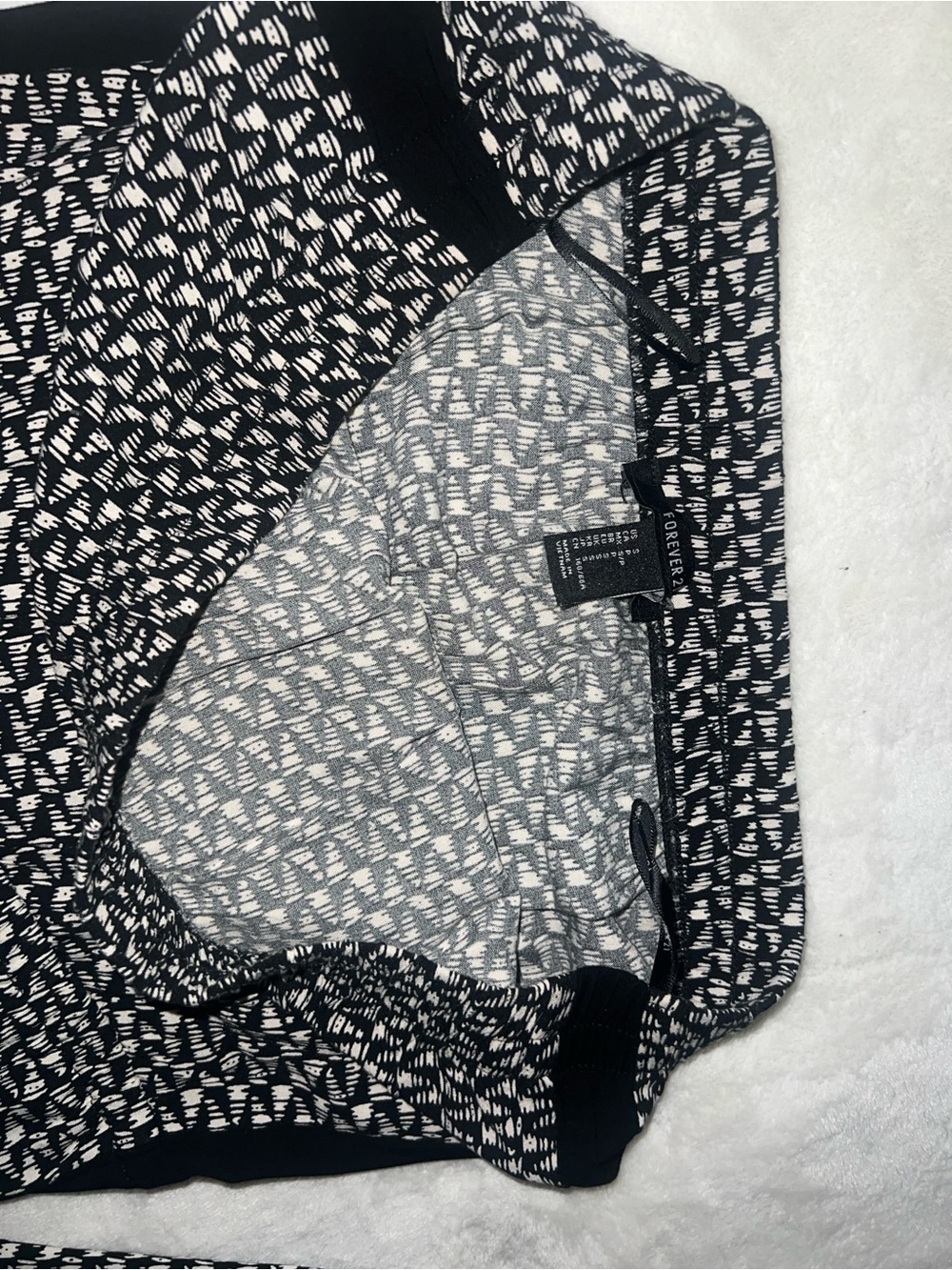 Forever 21 Black and White jumpsuit
